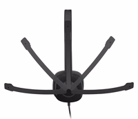 Logitech 981-000589 Ausinės be mikrofono ir ausinės su mikrofonu Laisvų rankų įranga Vielinis Su lankeliu Biuras / skambučių centras Juoda