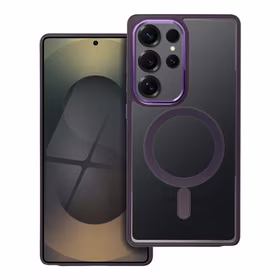 COLOR EDGE MAG COVER dėklas telefonui suderinamas su Magnetiniu SAMSUNG S25 ULTRA giliai violetinė