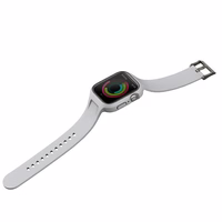 UNIQ dirželis Monos 2in1 Apple Watch Strap + Case Series 4/5/6/7/8/9/SE/SE2 44/45mm. pilkas