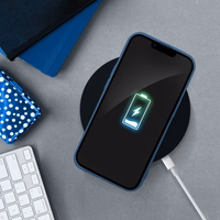 Silikoninis dėklas IPHONE 15 Pro Max - mėlynas