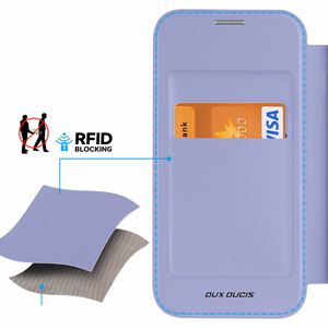 Dėklas Dux Ducis Skin X Pro Apple iPhone 15 Plus violetinis