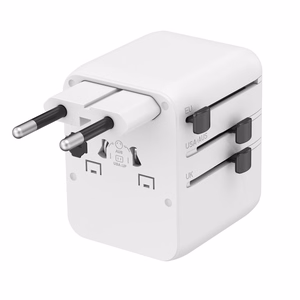 Gembird TPA-1A2C20-01-W universalus kelioninis maitinimo adapteris, 20 W, baltas