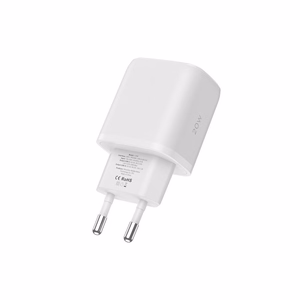 Tech-Protect C20W USB-C PD 20W / USB-A QC 3.0 įkroviklis su USB-C / Lightning kabeliu - baltas