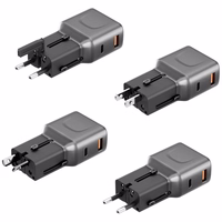 Tinklo įkroviklis Energea TravelGo Adapter 35 USB-A/USB-C 35W grafitinis-juodas