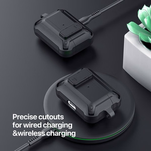 DUX DUCIS PECO - apsauginis dėklas šarvo tipo AirPods Pro 2 juodas