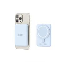 Tech-Protect LifeMag PB10 išorinė baterija su MagSafe 5000mAh 15W USB-C prievadas - mėlyna + USB-C kabelis