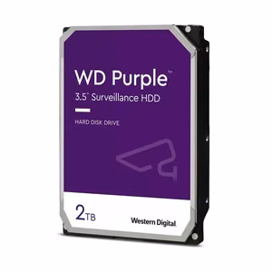 Western Digital Purple vidinis kietasis diskas 2 TB 3.5" SATA