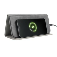 Mouse pad with wireless charger 15W OJD-82 brown grey