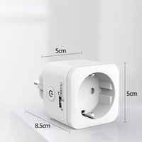 GreenBlue WiFi nuotoliniu būdu valdomas kištukinis lizdas, Android/iOS/Alexa/Google Home, privalumai. Energija, laikmatis, maks. 3680 W, F tipas, GB720 F