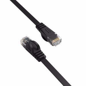 Orico PUG-C7B CAT7 10Gbps RJ45 Ethernet Network Cable Internet LAN Flat 3m - Black