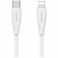 USAMS laidas Green Series SJ717 30W USB-C į Lightning 1m baltas