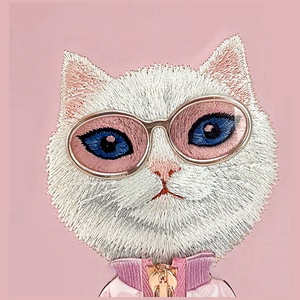 Nimmy Cool&Cute 2.0 Katės dėklas telefonui iPhone 17 Pro Max - rožinis