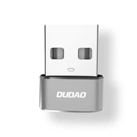 Dudao adapteris iš USB Type-C į USB juodas (L16AC black)
