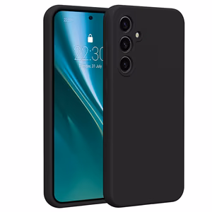 Etteri silikoninis dėklas telefonui Samsung Galaxy S23 FE juodas