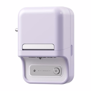 Niimbot B21 Pro nešiojamas etikečių spausdintuvas (violetinis)