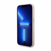 Guess GUHMP14LHGCFSEP iPhone 14 Pro 6.1" rožinė/rožinė kietas dėklas GCube Stripes MagSafe