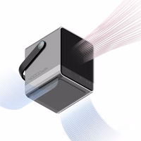 "Cuktech Powerbank" 300W 40000mAh su belaidžiu įkrovimu 2x USB-C + 2x USB-A - juoda