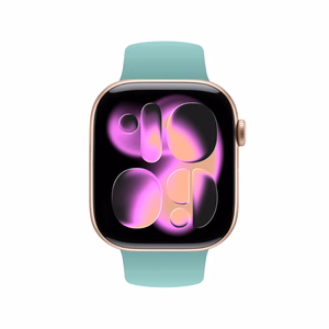 Crong Liquid dirželis, skirtas Apple Watch 38 / 40 / 41 / 42 mm, turkio spalvos