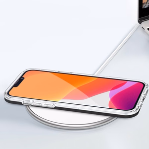 Skaidrus 3in1 dėklas Samsung Galaxy A03 silikoninis dangtelis su rėmeliu mėlynas