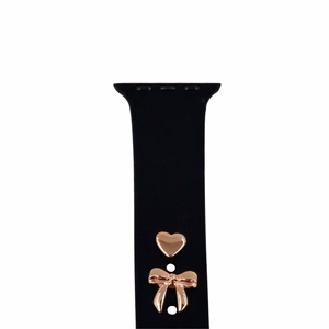 Pin Charms rinkinys laikrodžio dirželiams lankas rožinis auksas