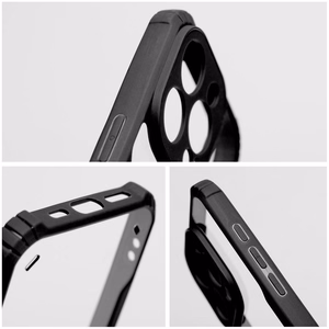 Atsparus kritimams dėklas (m) telefonui IPHONE 12 - juodas (m)