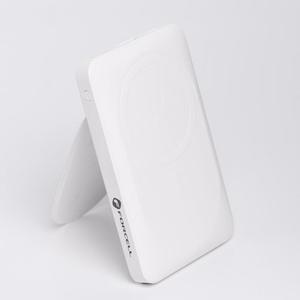 Išorinė baterija suderinama su MagSafe Forcell F-Energy MagStand F10K2 QC3.0 PD 5A 20W 10000 mAh balta