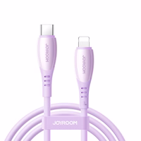 Joyroom S-A59 Vibrant Series 30W USB-C - Lightning laidas 1.2m - violetinis