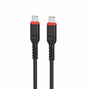 Kabelis USB C į USB C Hoco 3A 60W 3 m X59 juodas