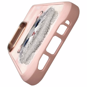 Nimmy Didelės akys augintinis 2.0 Katės dėklas telefonui iPhone 16 Pro Max - rožinė