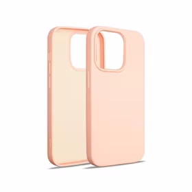 Beline Silikoninis dėklas iPhone 15 Pro 6,1" rožinis auksinis