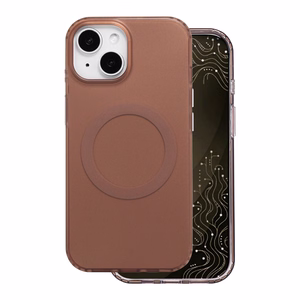 Tecto Shield Mistiq Mag dėklas, skirtas iPhone 15 6,1", rudas