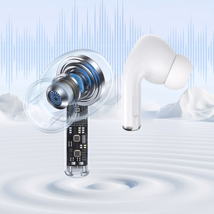 Blavec Bluetooth TWS Ausinės BW-02 Carbon (BW02-W) baltas