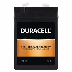 Аккумулятор VRLA Duracell (DR4-6) – 6 V, 4 Ah