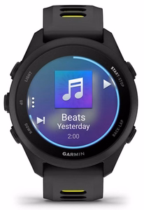 Garmin Forerunner 170 Music 3,05 cm (1.2") AMOLED 42 mm Skaitmeninis 390 x 390 pikseliai Lietimui jautrus ekranas Juoda GPS (palydovinis)