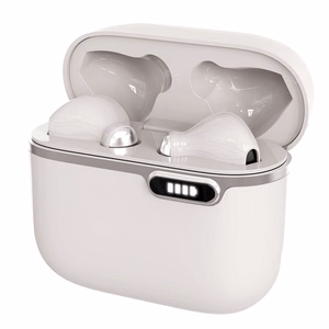 ART belaidės ausinės Bluetooth TWS + docking stotis Type C AP-TW-B4W balta