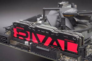 DDR4 16GB 3200MHz UDIMM goodram RIVAL švytinti raudona