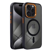 COLOR EDGE MAG COVER dėklas telefonui suderinamas su Magnetiniu IPHONE 11 juoda auksinė