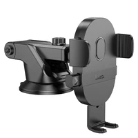 Automobilinis telefono laikiklis Hoco H19 (dashboard/windshield) juodas