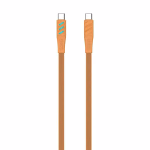 Havit CB6254 - USB Type C į USB Type C įkrovimo laidas, 1 m (oranžinis)