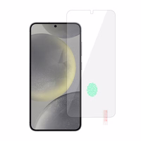 Apsauginis stiklas (m) - oranžinis SAMSUNG GALAXY S24 (su pirštų atspaudų atrakinimu)