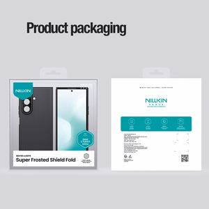 Nillkin Super Frosted Shield Fold magnetinis dėklas, skirtas Samsung Galaxy Z Fold 8 Ultra, suderinamas su MagSafe – juodas