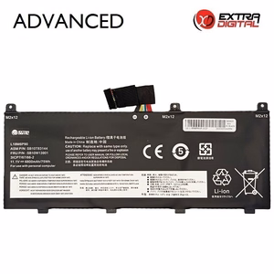 Nešiojamo kompiuterio baterija LENOVO L18M6P90, 6800mAh, Extra Digital Advanced