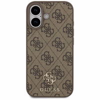GUESS dėklas telefonui IPHONE 17, suderinamas su MagSafe GUHMP17SP4SM4MW (PU 4G Small 4G ir Classic), rudas