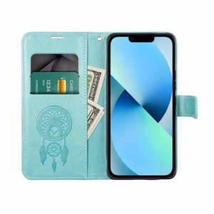 MEZZO Book чехол для Samsung A23 5G ловец снов зелёный
