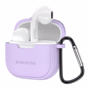 Violetinės TWS Bluetooth ausinės Borofone BW29 Charm
