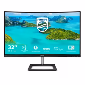 Philips E Line 322E1C/00 LED display 80 cm (31.5") 1920 x 1080 pikseliai „Full HD“ LCD Juoda