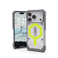 UAG Pathfinder Clear MagSafe Dėklas iPhone 17 Pro - Neon Gray