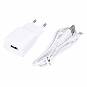 "Maxlife MXTC-01" įkroviklis 1x USB 1A + USB-C kabelis