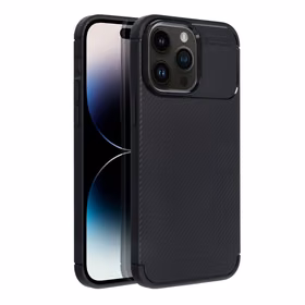 Dėklas CARBON PREMIUM telefonui IPHONE 14 Pro Max juodas
