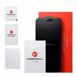 Forcell Matt apsauginis stiklas - Iphone X / XS / 11 Pro juodas